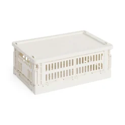 HAY Recycled Storage Bin Collapsible Plastic Lid