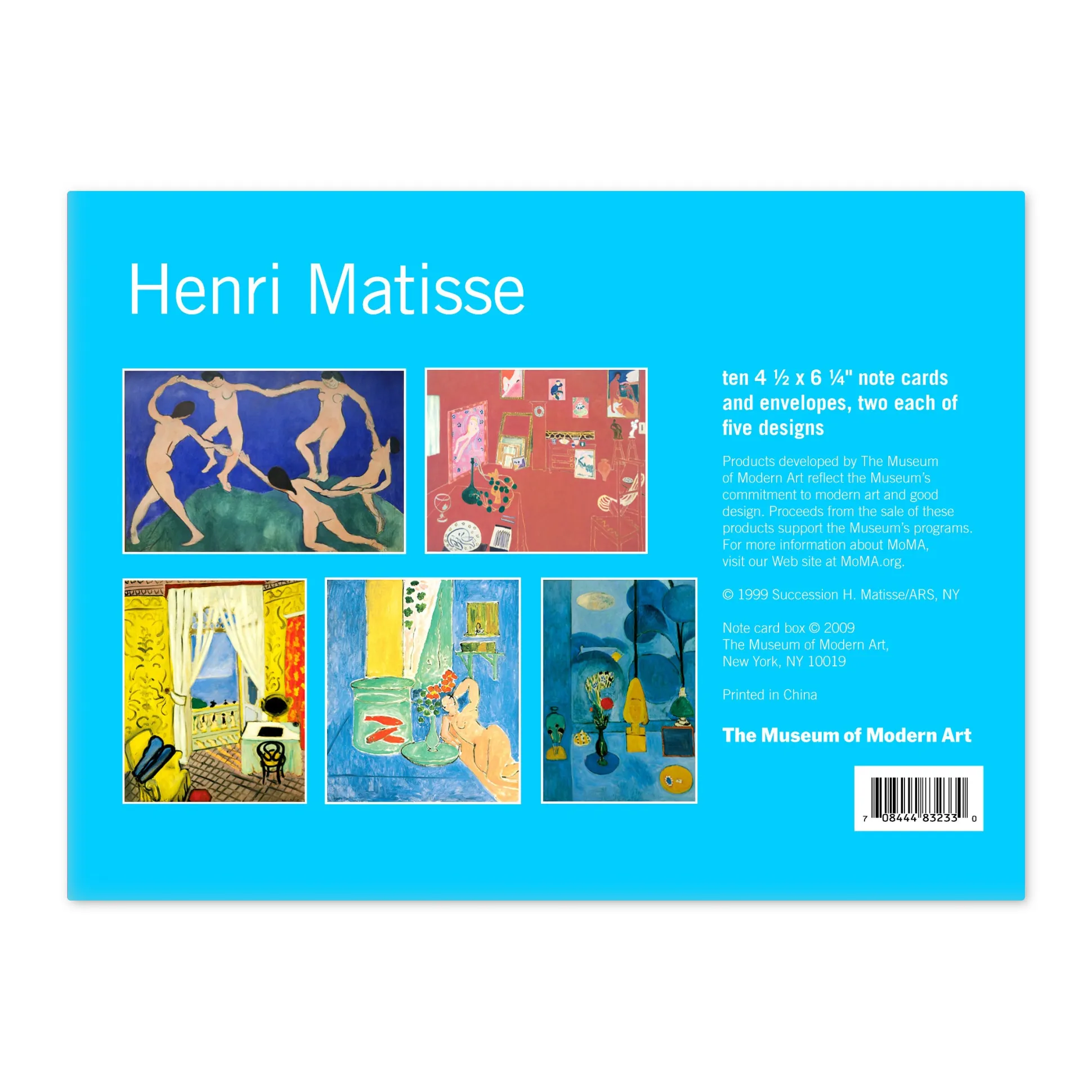 Henri Matisse Note Card Box