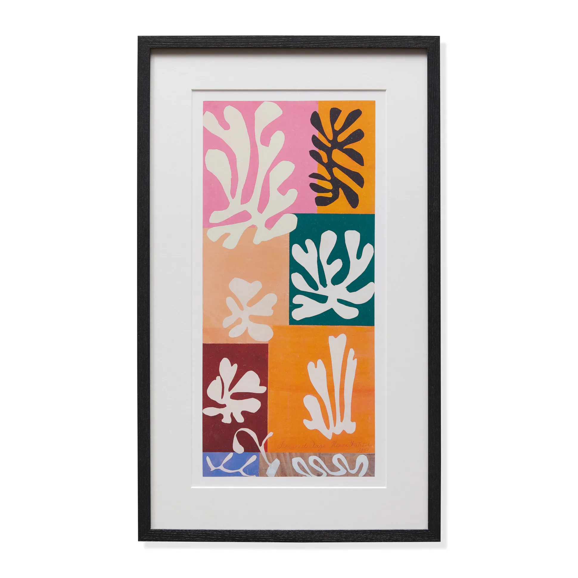 Henri Matisse Snow Flowers Framed Print