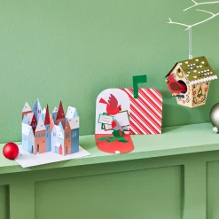 Holiday Post Box Pop-Up Cards - Set of 8