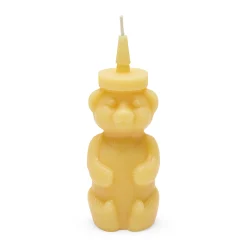 Honey Bear Beeswax Candle