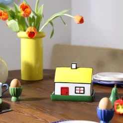 House Ceramic Butter Dish
