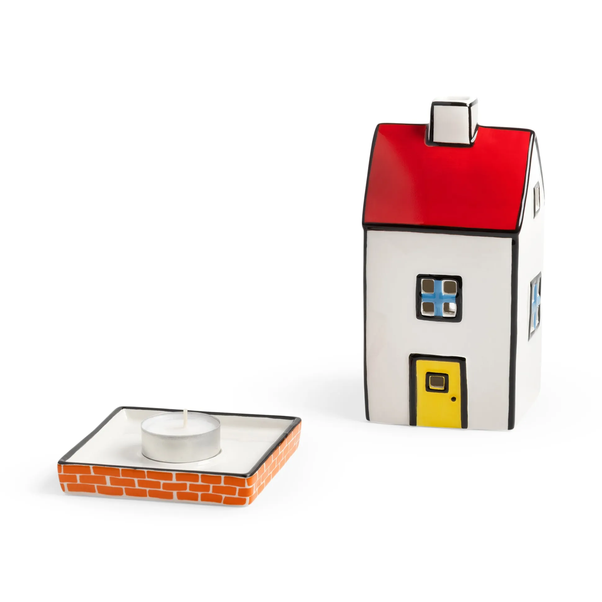 House Ceramic Tea Light Holder