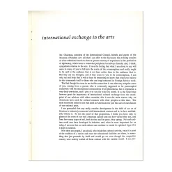 International Exchange in the Arts - Paperback