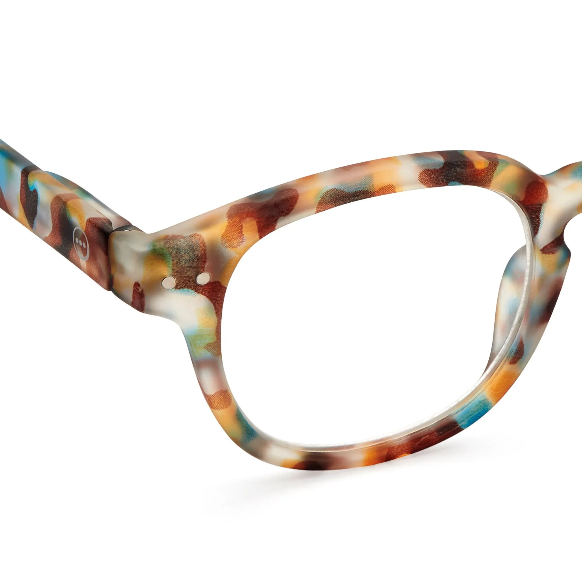 IZIPIZI Rounded-Edge Square Reading Glasses #C