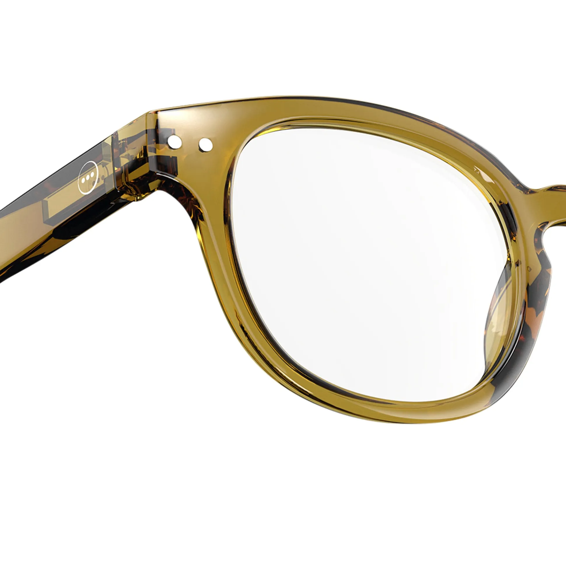 IZIPIZI Rounded-Edge Square Reading Glasses #C