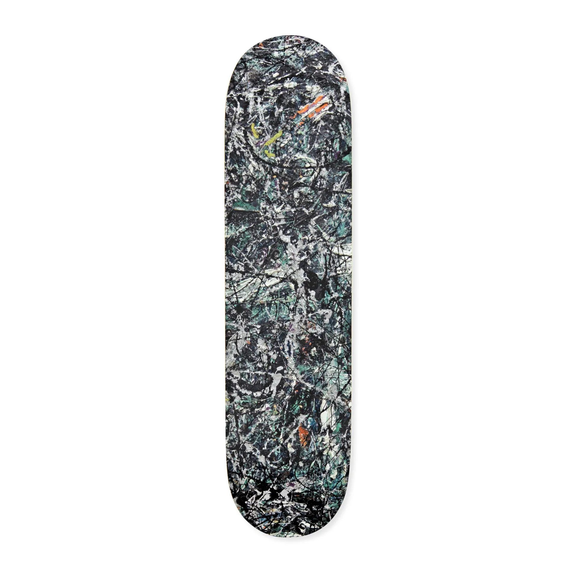 Jackson Pollock Skateboard from The Skateroom