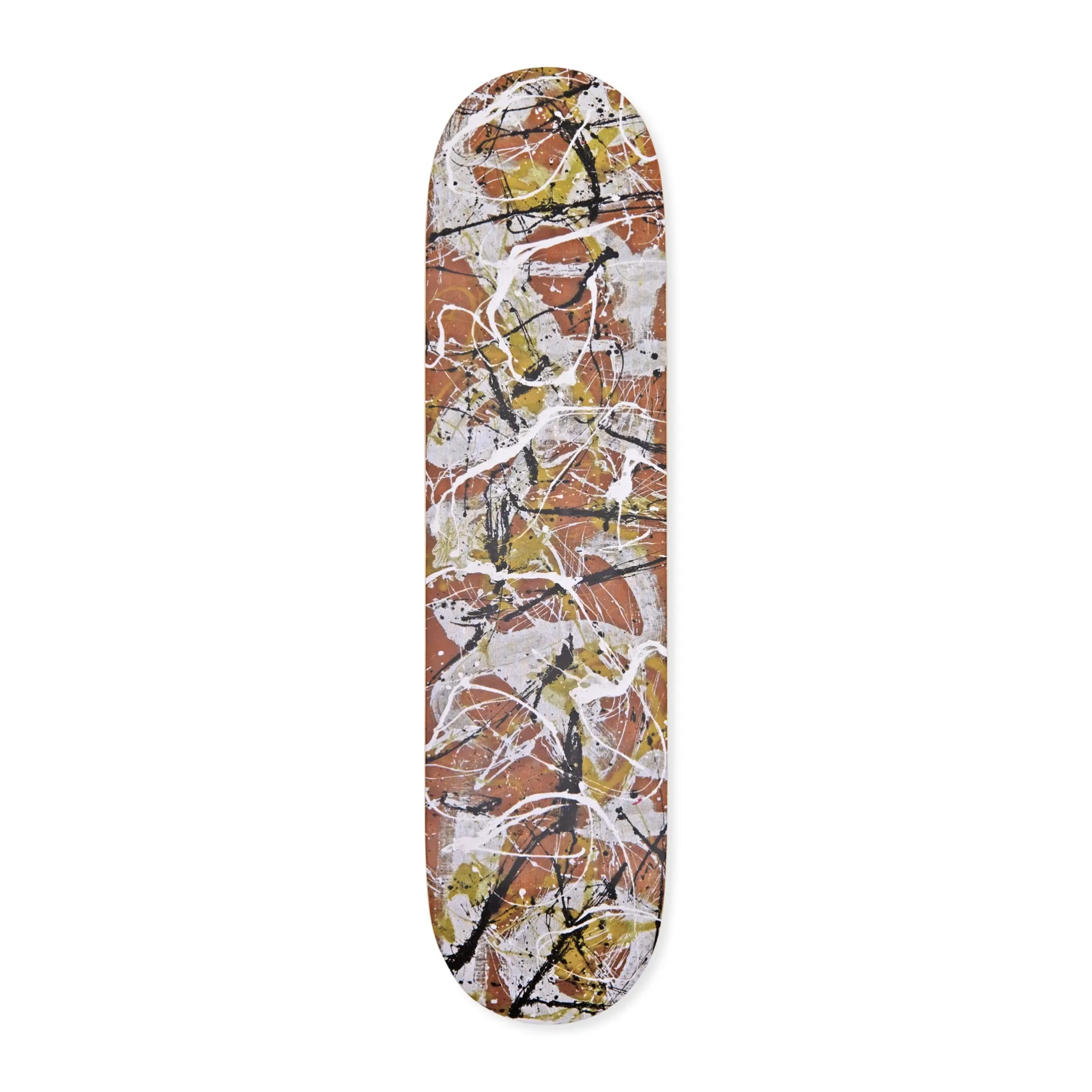 Jackson Pollock Skateboard from The Skateroom