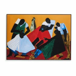 Jacob Lawrence Barber Shop Framed Print