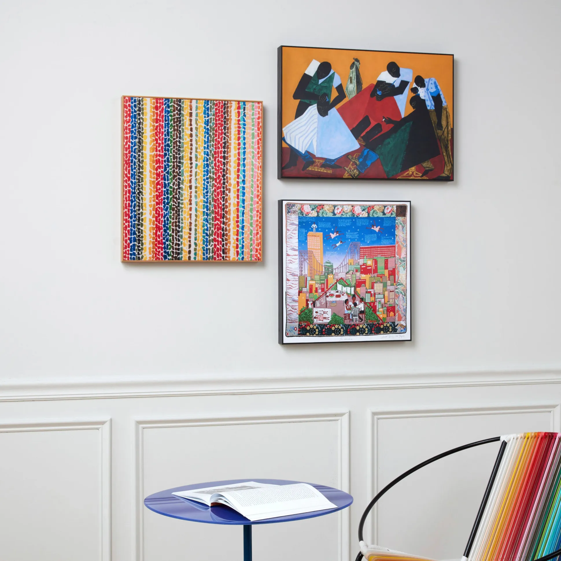 Jacob Lawrence Barber Shop Framed Print