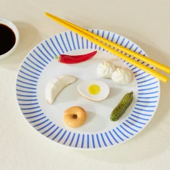 Japanese Ceramic Food Chopsticks Rest - Bagel