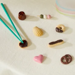 Japanese Ceramic Food Chopsticks Rest - Chocolate Eclair