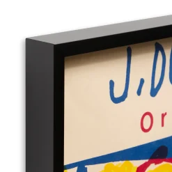 Jean Dubuffet Oriflammes Framed Poster