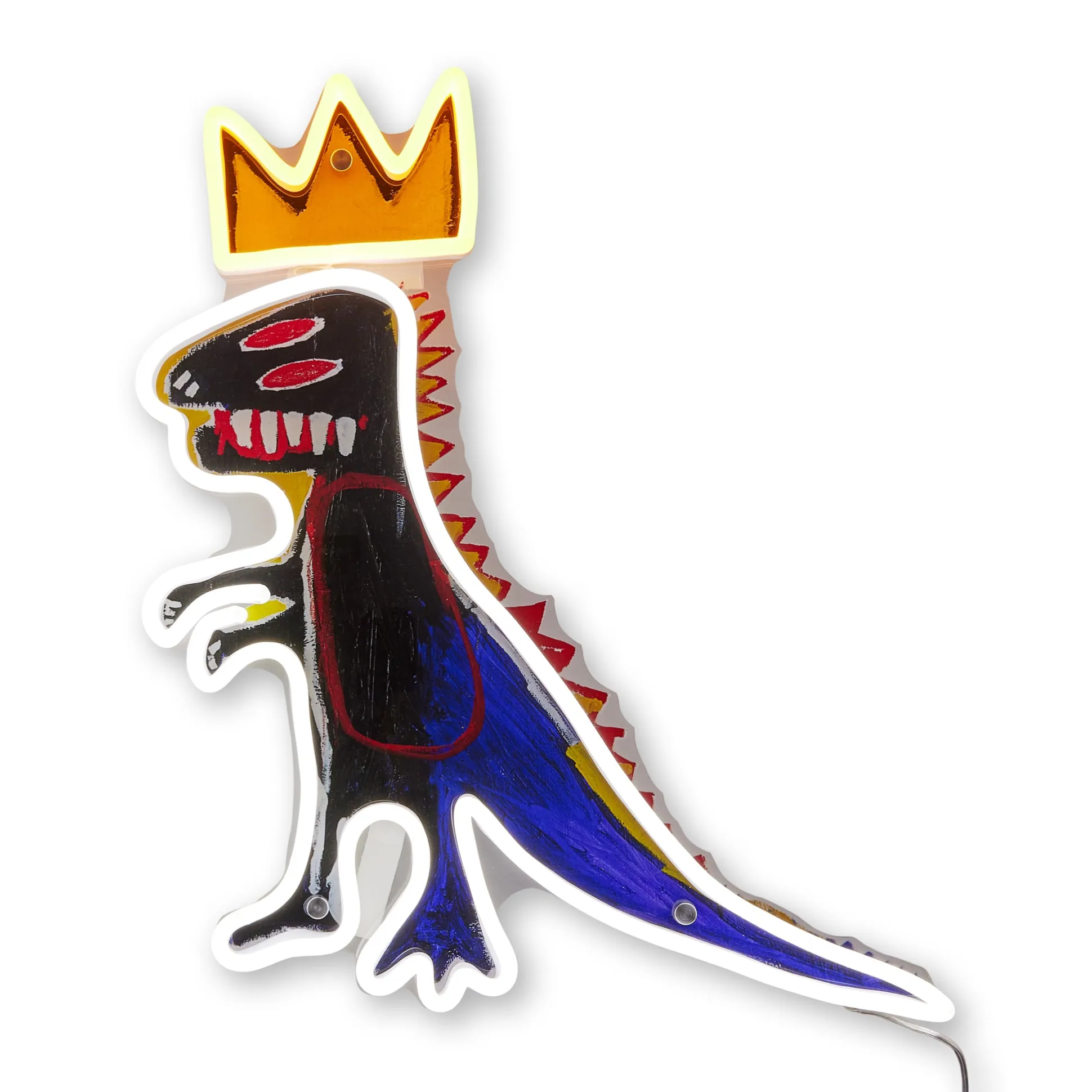 Jean-Michel Basquiat Pez Dispenser Neon Sign