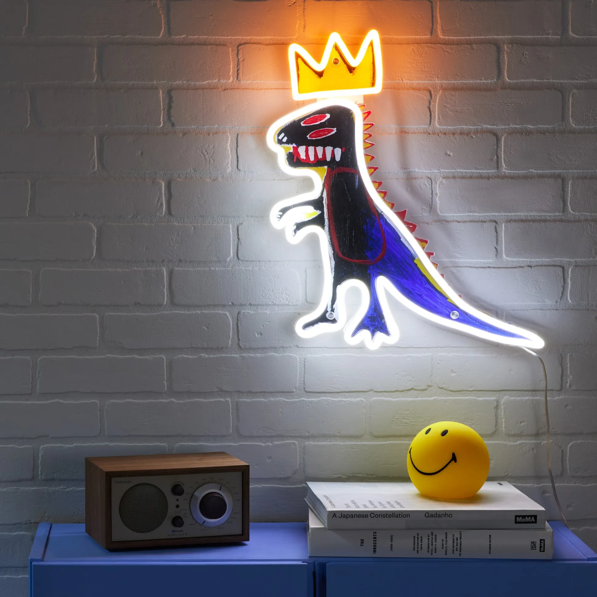 Jean-Michel Basquiat Pez Dispenser Neon Sign