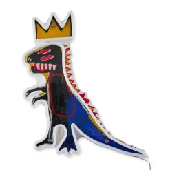 Jean-Michel Basquiat Pez Dispenser Neon Sign