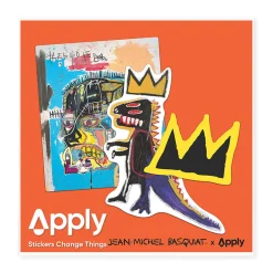 Jean-Michel Basquiat's Greatest Hits Apply Stickers - Set of 3