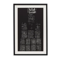 Jean-Michel Basquiat Tuxedo 1982–83 Framed Print