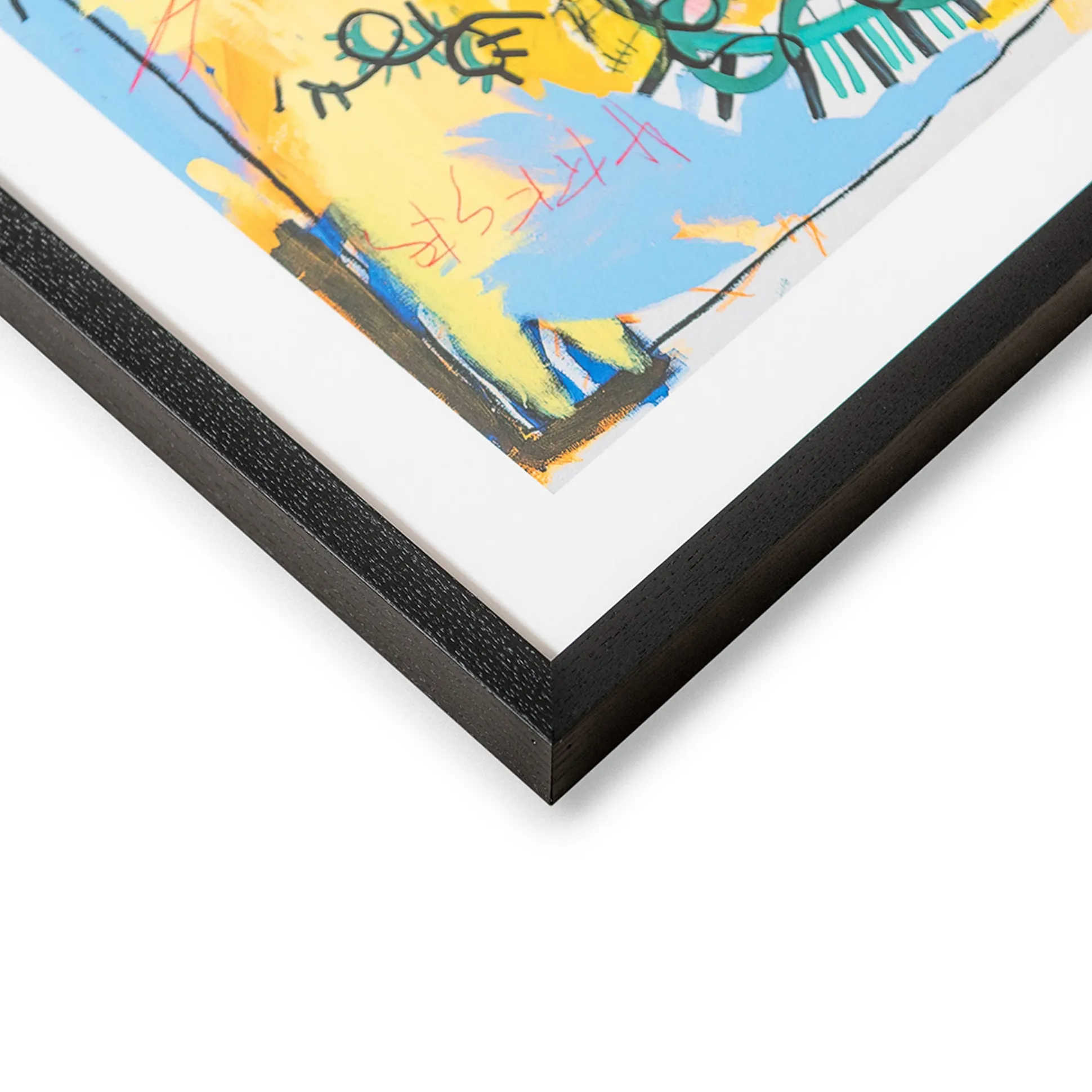 Jean-Michel Basquiat Untitled (Fishing) Framed Poster