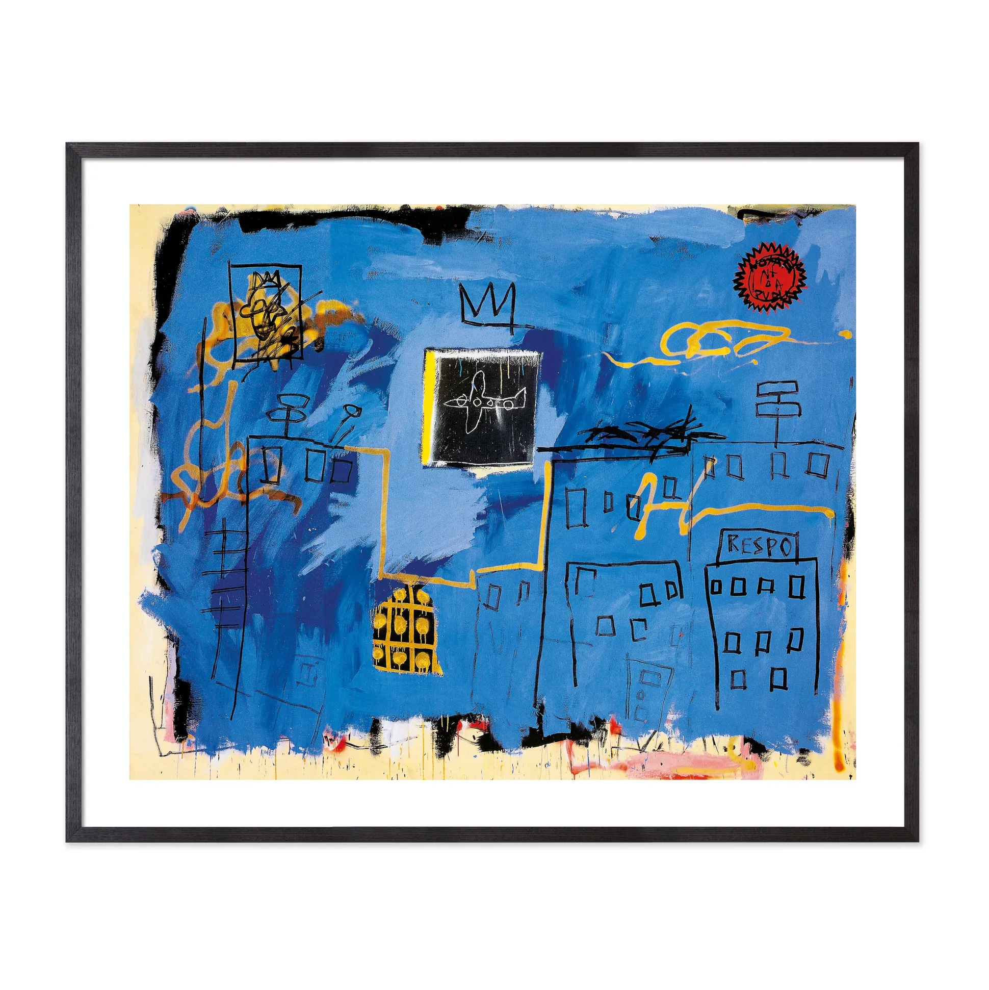 Jean-Michel Basquiat: Untitled, 1981 Framed Print