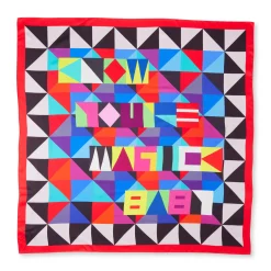 Jeffrey Gibson Know You’re Magick Baby Silk Scarf