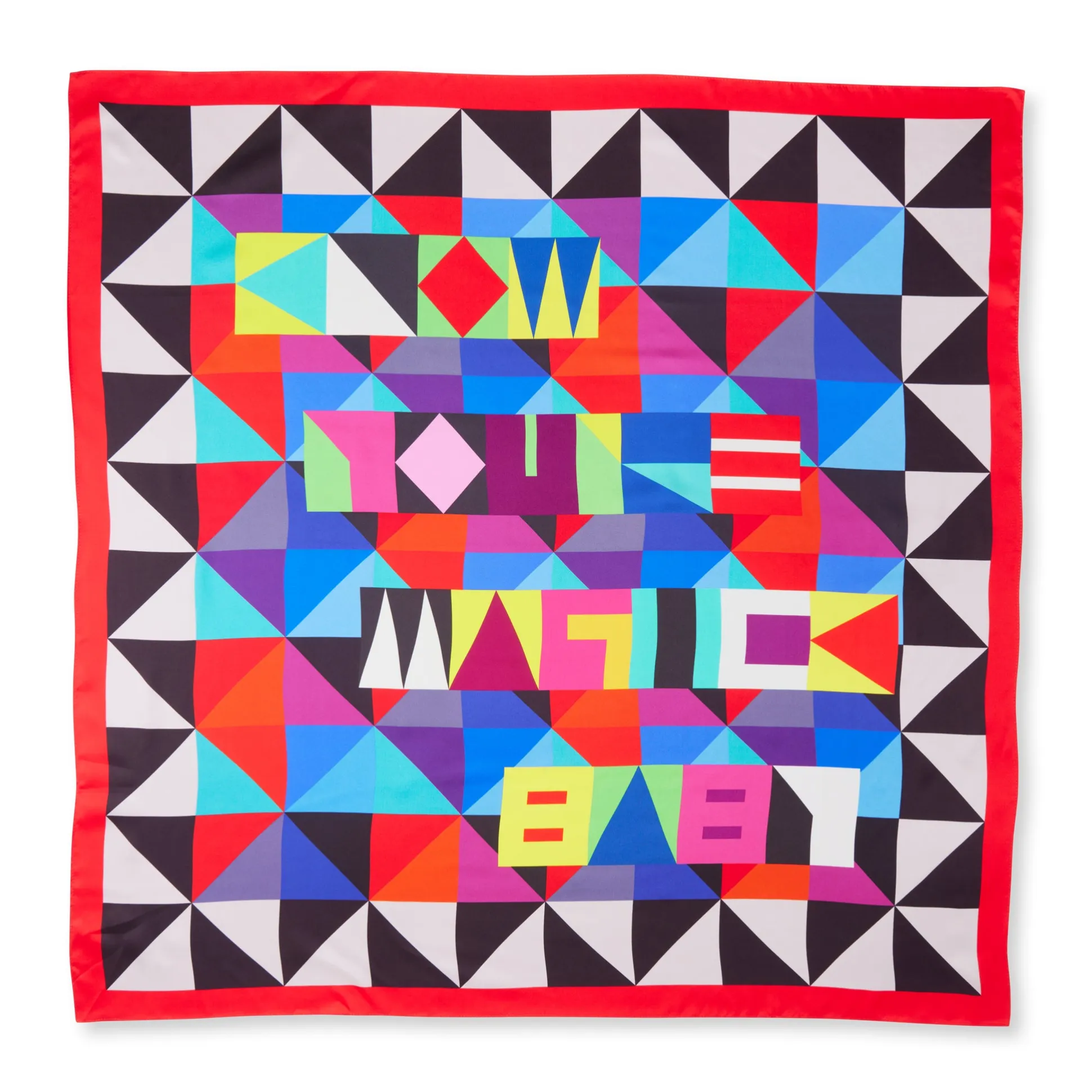 Jeffrey Gibson Know You’re Magick Baby Silk Scarf