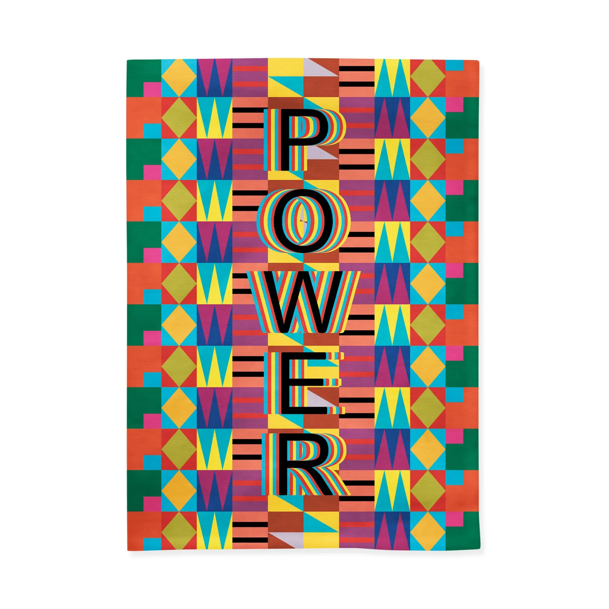 Jeffrey Gibson Power Linen Tea Towel