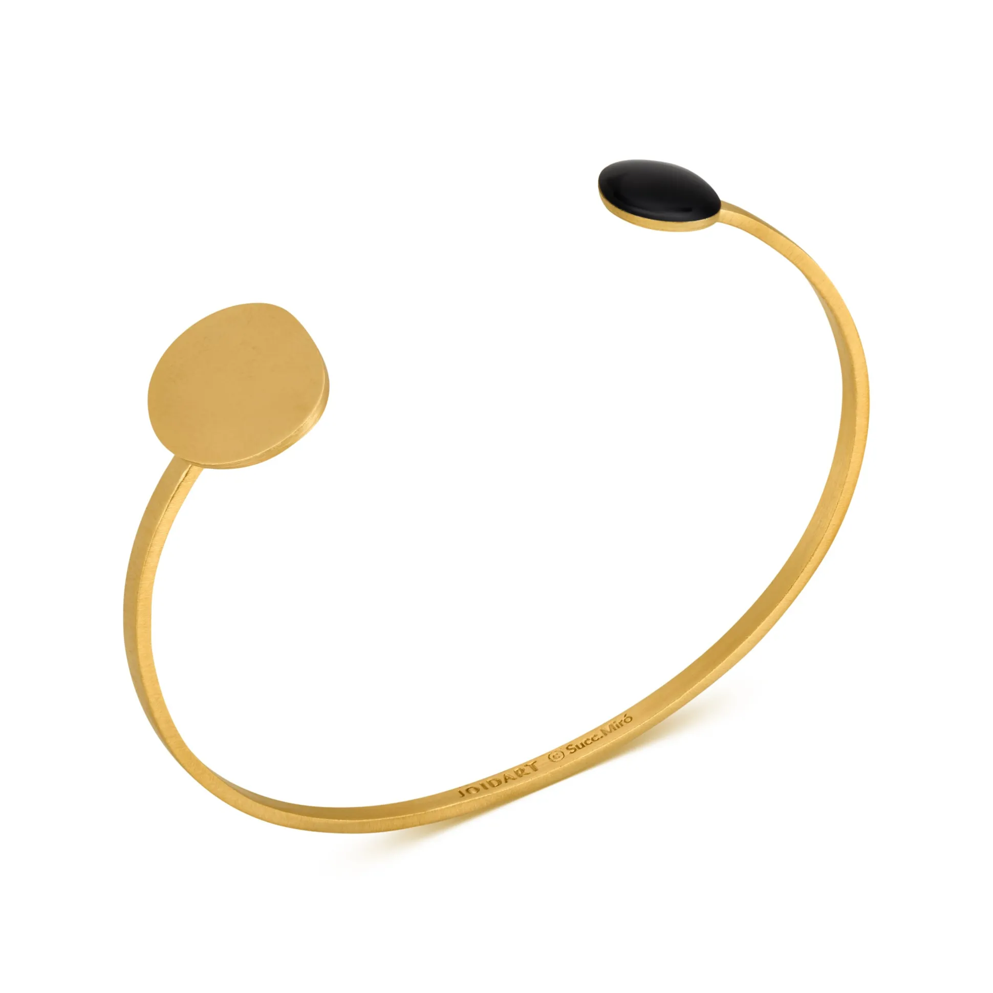 Joan Miró Gold-Plated Dots Cuff Bracelet
