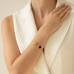 Joan Miró Gold-Plated Dots Cuff Bracelet