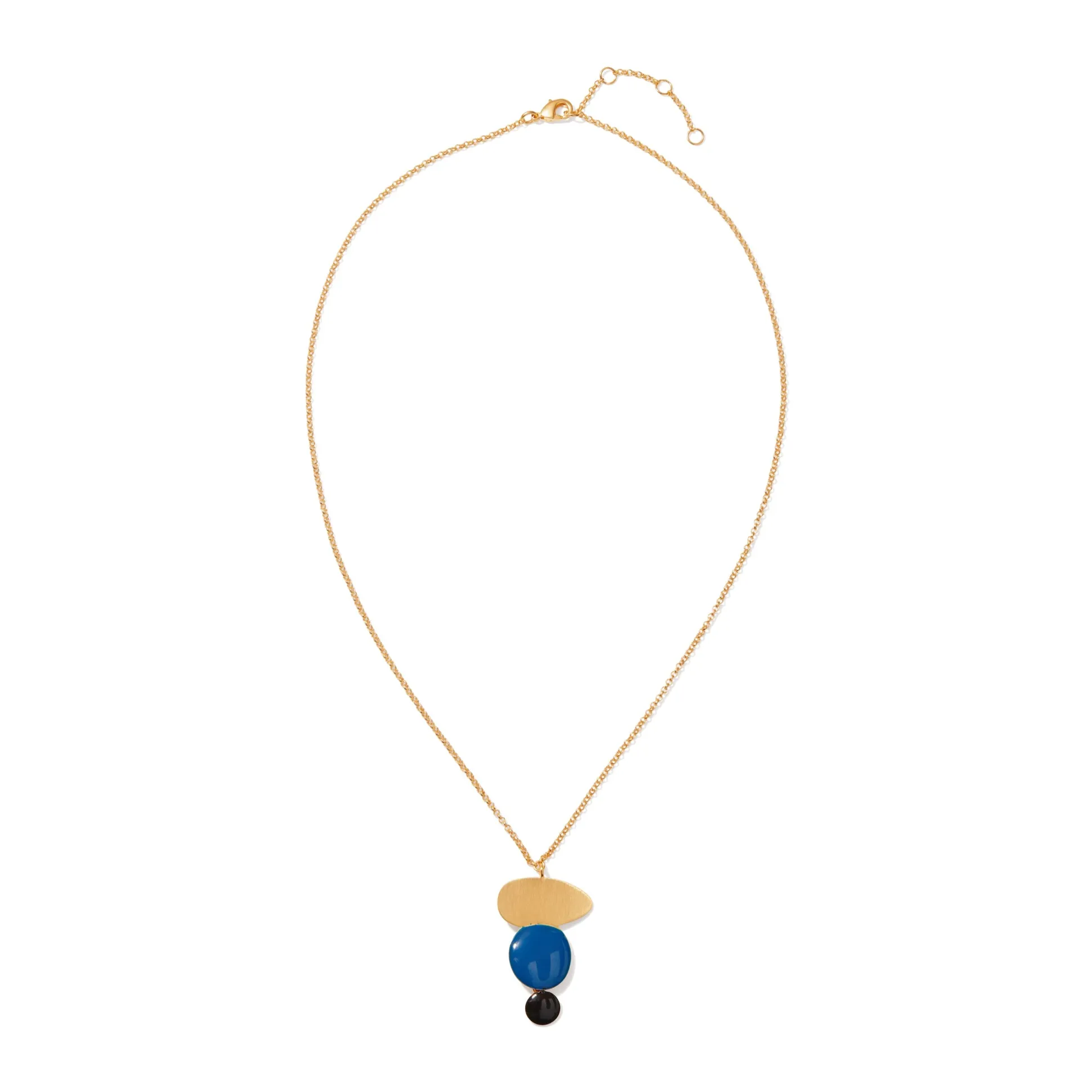 Joan Miró Gold-Plated Linear Dots Necklace