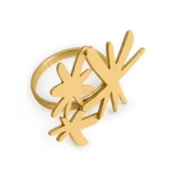 Joan Miró Gold-Plated Starburst Ring