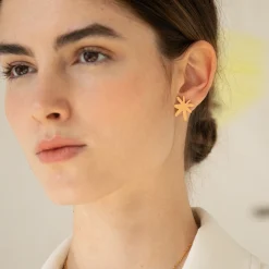 Joan Miró Gold-Plated Star Earrings