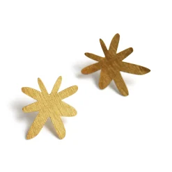 Joan Miró Gold-Plated Star Earrings
