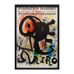 Joan Miró Sculptures et Céramiques Framed Poster