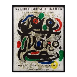 Joan Miró Œuvre Gravé et Lithographie Framed Poster