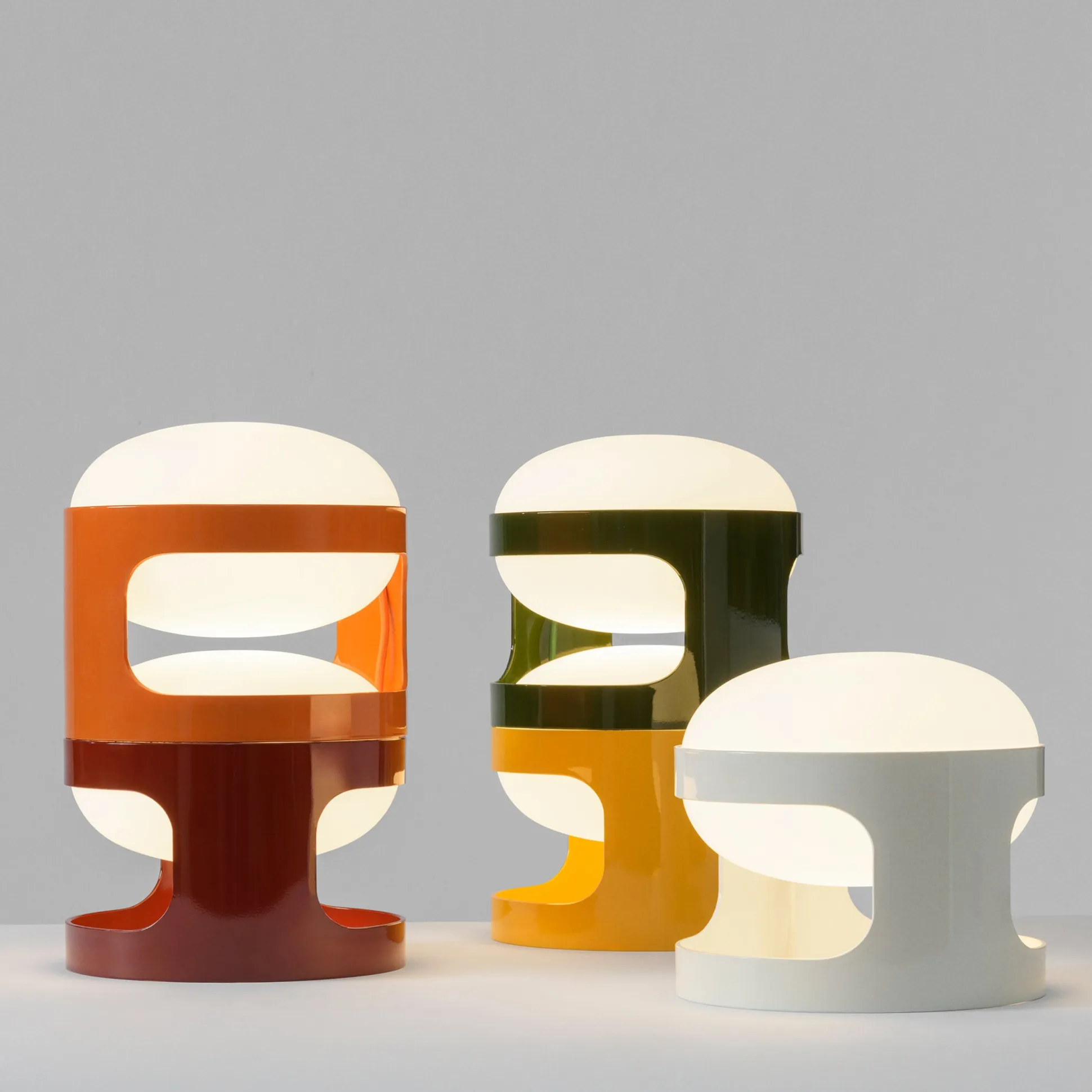 Joe Colombo KD28 Stacking Table Lamp from Kartell