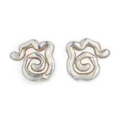 Julie Thévenot Eterna Sterling Silver-Plated Earrings