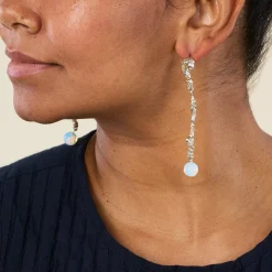 Julie Thévenot Mangle Opalescent Earrings
