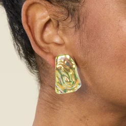 Julie Thévenot Ostra Glass Earrings