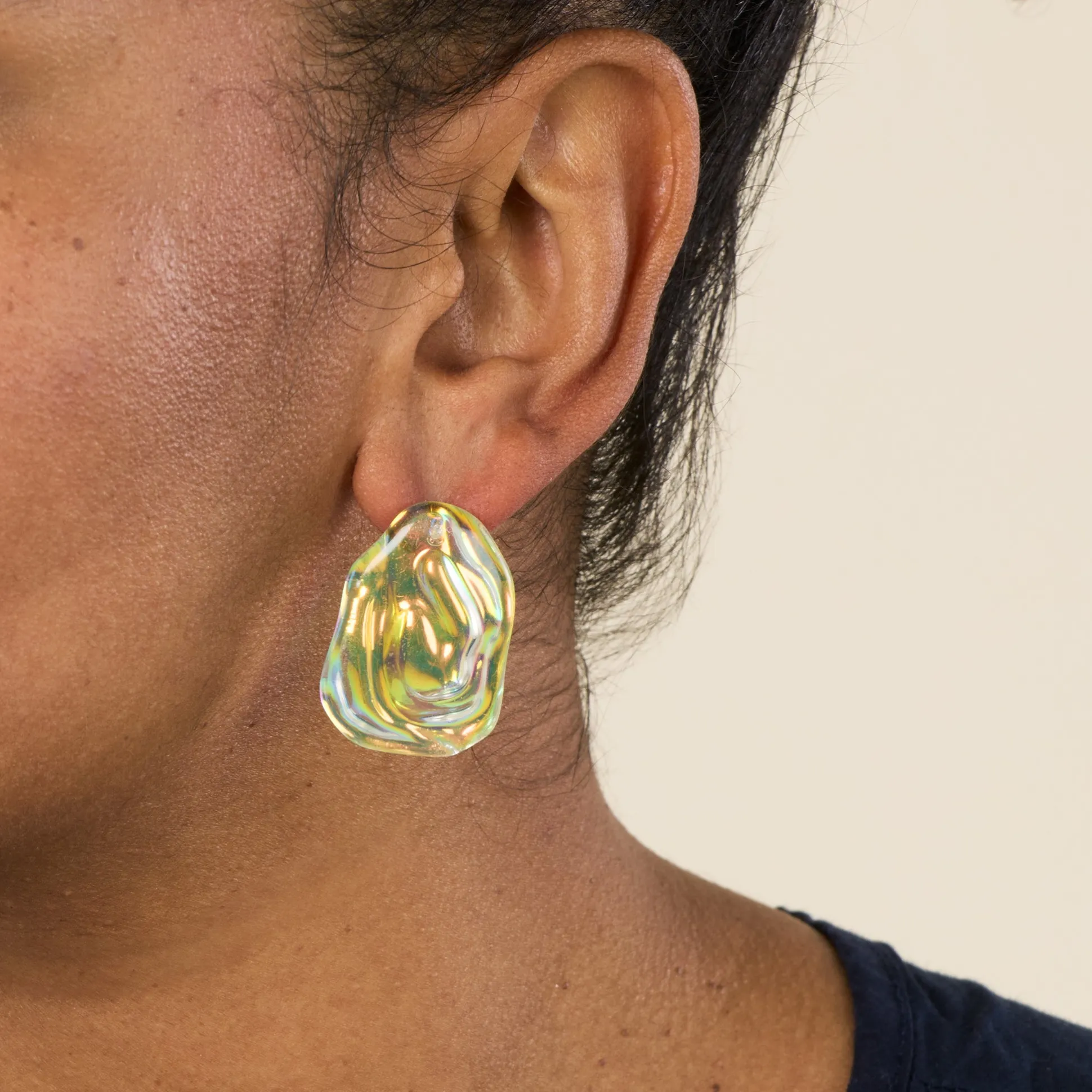 Julie Thévenot Ostra Glass Earrings