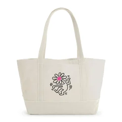 Keith Haring Baggu Flower Small Heavyweight Recycled Canvas Tote