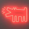 Keith Haring Barking Dog Neon Sign