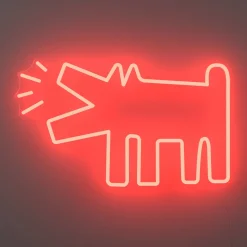 Keith Haring Barking Dog Neon Sign