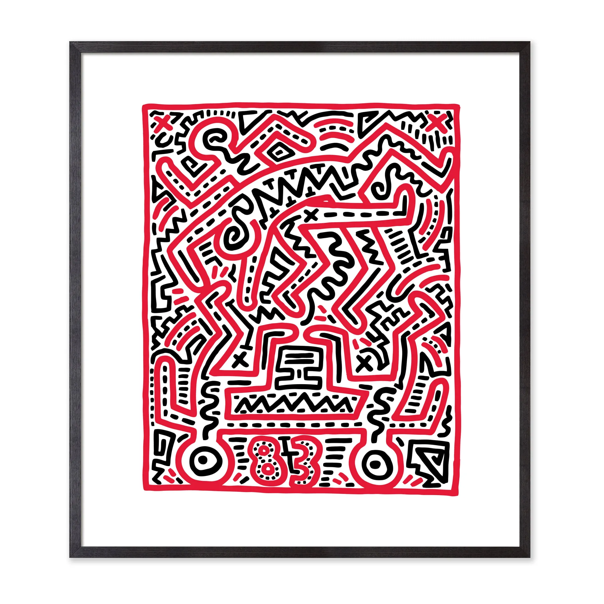 Keith Haring: Fun Gallery Framed Print