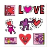 Keith Haring Love Apply Stickers - Set of 7
