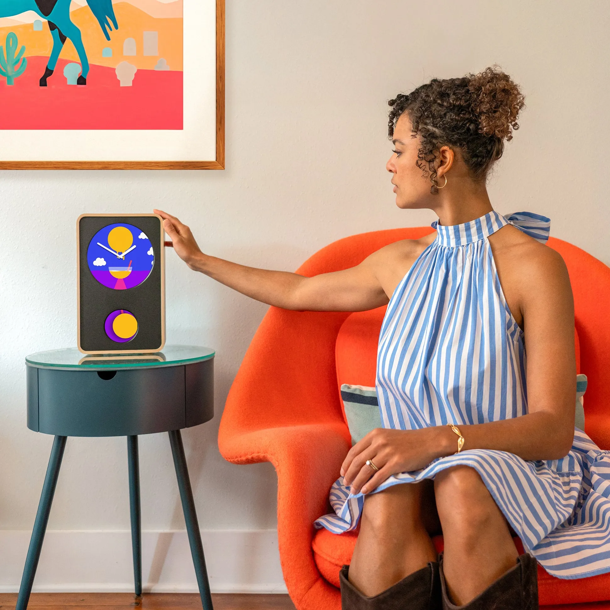 Klydoclock Digital Animation Desk Clock