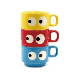 Kyoro Kyoro Stoneware Stacking Mugs - Set of 3