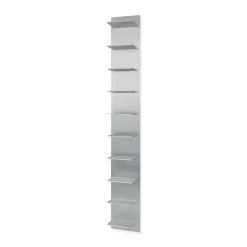 Lager Tall Wall-Mounted Book Shelf