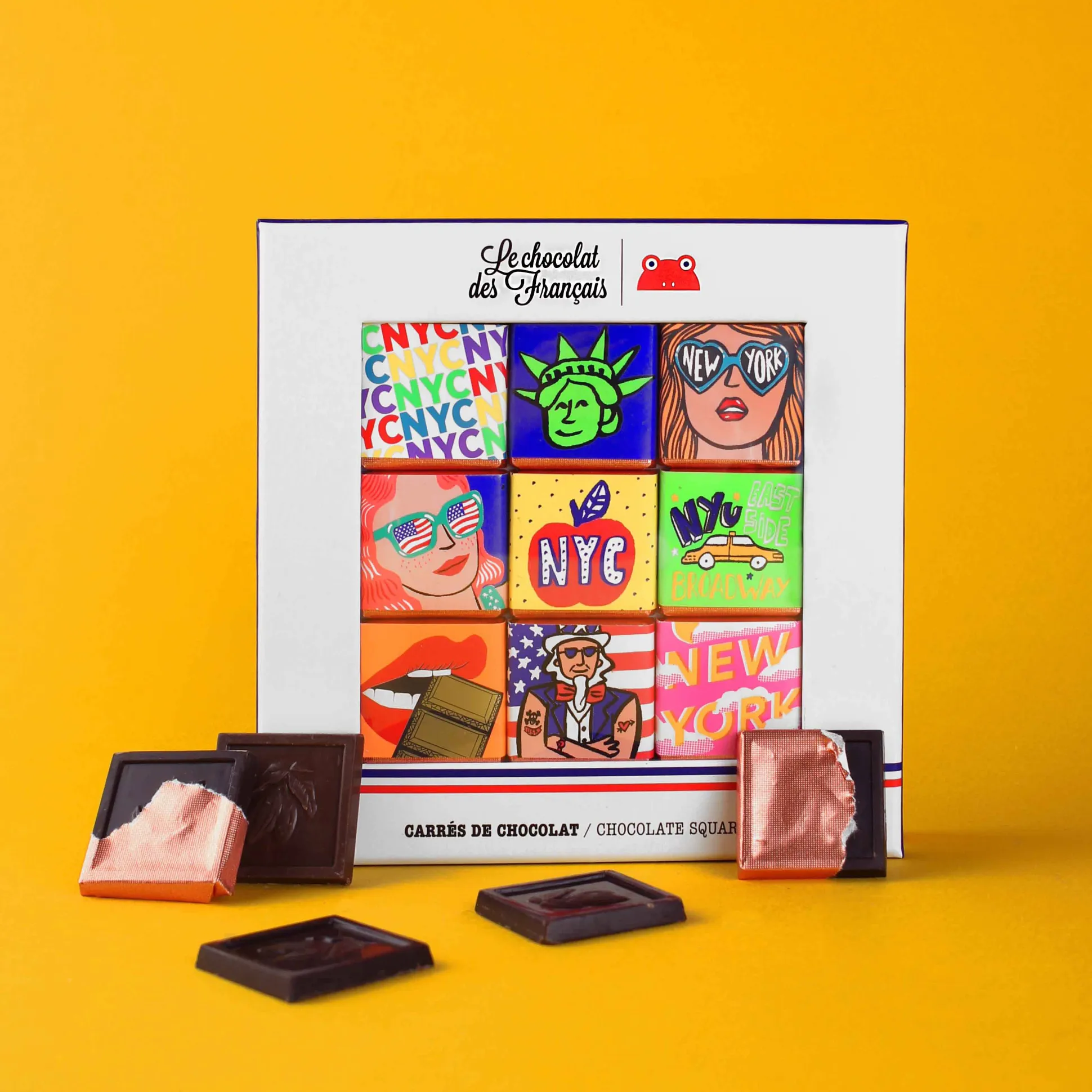 Le chocolat des Français Chocolate NYC 9-Piece Gift Box