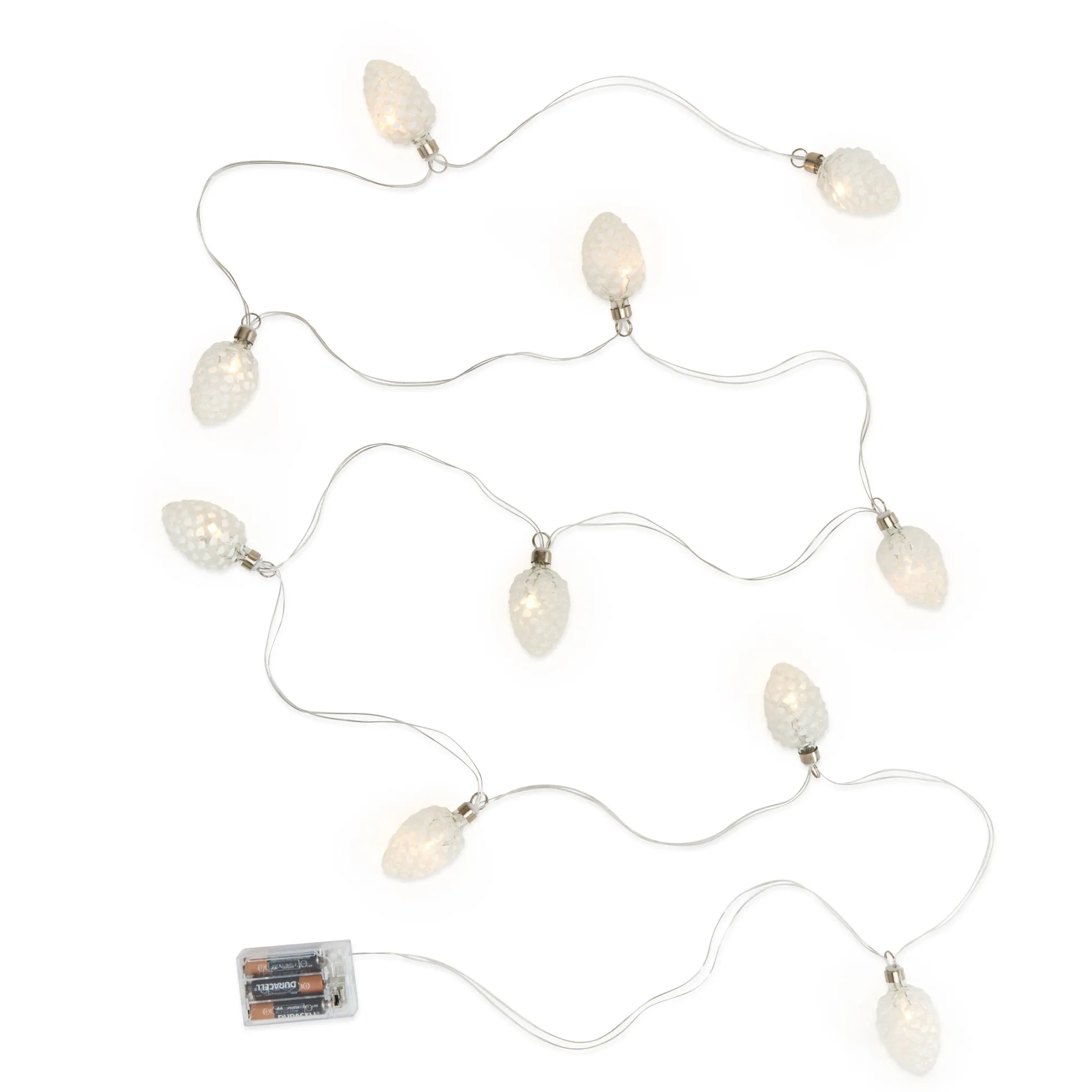 LED Holiday String Lights - Pinecone